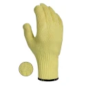 Delta Plus Yellow Aramid Knit Work Gloves Size 9 Uncoated Coating KPG10