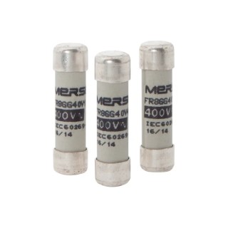 Mersen 12A GG Ceramic Cartridge Fuse 8 x 32 mm 400V AC Super Fast Acting R216146 / FR8GG40V12