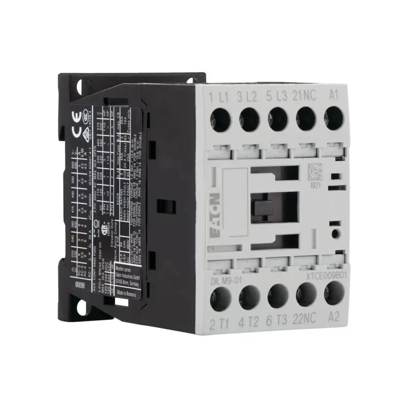 Eaton Motor Control Contactor 24V AC Coil, 3-Pole, 9 A, 4 kW, 400V, 1 NC - Model 276712 DILM9-01(24V50HZ)