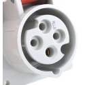 MENNEKES Industrial Power Connector Panel Mount 16A 400V IP44 Red 