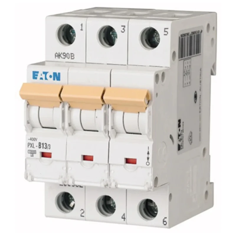 Eaton xPole PXL Miniature Circuit Breaker 3-Pole 13A Type B 400V AC 48V DC 10 kA Breaking Capacity 236382 PXL-B13/3