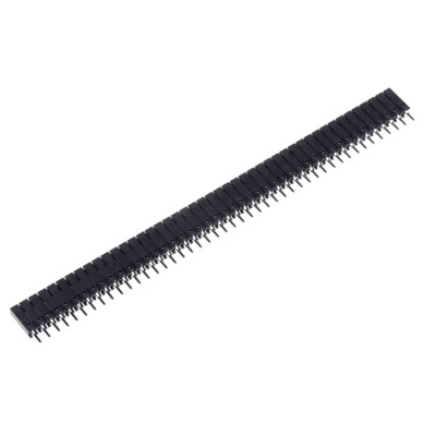 Stelvio Kontek MODUCOM Series Straight Through Hole PCB Socket, 45-Contact, 1 Row, 2.54 mm Pitch Solder 613045156622