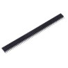 Stelvio Kontek MODUCOM Series Straight Through Hole PCB Socket, 45-Contact, 1 Row, 2.54 mm Pitch Solder 613045156622