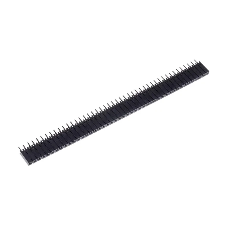 Stelvio Kontek MODUCOM Series Straight Through Hole PCB Socket, 45-Contact, 1 Row, 2.54 mm Pitch Solder 613045156622