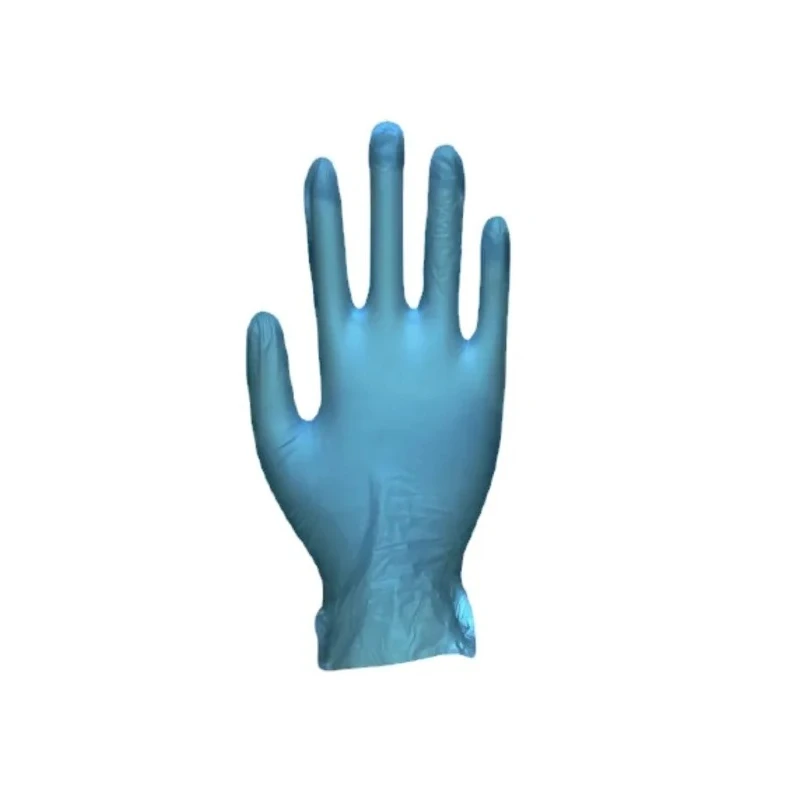 Unigloves Unicare Soft Blue Vinyl Disposable Gloves Food Safe 0.06 mm GS0084-A