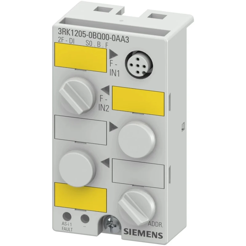 Siemens AS-I Safe K45F Digital Series Safety Module IP67 CE cULus EAC 3RK1205-0BQ00-0AA3