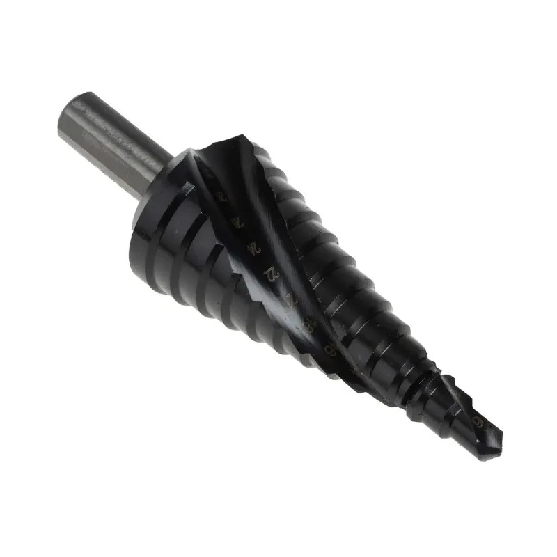 EXACT 3-Piece Step Drill Bit Set for Metal, 30 mm Max, 4 mm Min, High Speed Steel HSS Bits 4407024