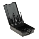 EXACT 3-Piece Step Drill Bit Set for Metal, 30 mm Max, 4 mm Min, High Speed Steel HSS Bits 4407024