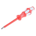 Wera Insulated Screwdriver PH2 Tip 100 mm Blade Stainless Steel VDE/1000V Approved Czech Republic 05022734001