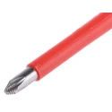 Wera Insulated Screwdriver PH2 Tip 100 mm Blade Stainless Steel VDE/1000V Approved Czech Republic 05022734001