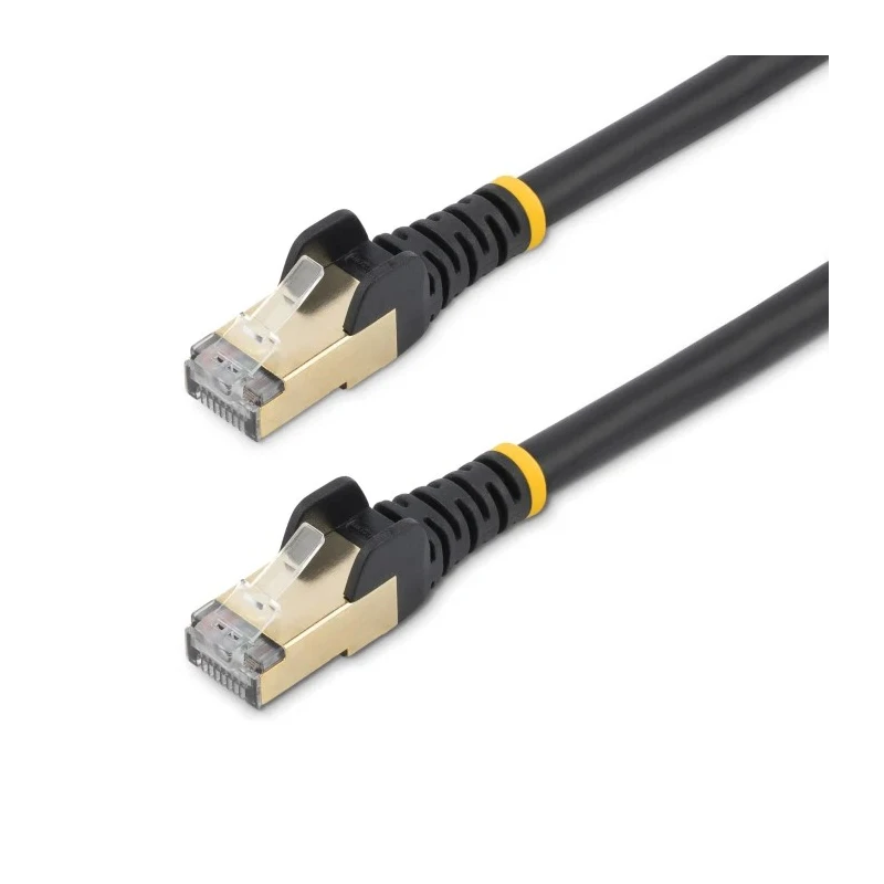 StarTech.com Cat6a Shielded Screened Ethernet Cable 1.5 m Black PVC 