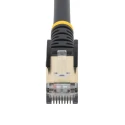 StarTech.com Cat6a Shielded Screened Ethernet Cable 1.5 m Black PVC 