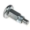 RS PRO Zinc-Plated Steel M10 x 1 mm Hex Index Bolt, 30.4 mm Length 478-771