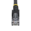 StarTech.com Cat6 Unshielded Ethernet Cable, 4 Core Stranded Copper, Black 7.5 m PVC Jacket 