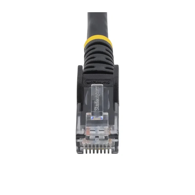 StarTech.com Cat6 Unshielded Ethernet Cable, 4 Core Stranded Copper, Black 7.5 m PVC Jacket 