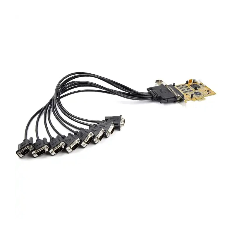 StarTech.com 8 Port PCIe RS232 Serial Board with 921.6kbps Baud Rate 