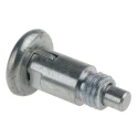 RS PRO Zinc Plated Steel M12 x 1.75 mm Index Bolt, 39.4 mm Length, 24 mm Head Diameter 478-759