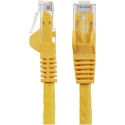 StarTech.com Cat6 Ethernet Cable 4 Core, Unshielded, Snagless PVC Jacket, Yellow, 7.5 m 