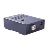 KKSB Development Board Case for Arduino Uno, Black, Powder-Coated Steel, GPIO Cutout 110222B
