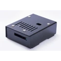KKSB Development Board Case for Arduino Uno, Black, Powder-Coated Steel, GPIO Cutout 110222B