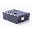 KKSB Development Board Case for Arduino Uno, Black, Powder-Coated Steel, GPIO Cutout 110222B