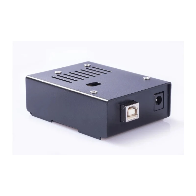 KKSB Development Board Case for Arduino Uno, Black, Powder-Coated Steel, GPIO Cutout 110222B