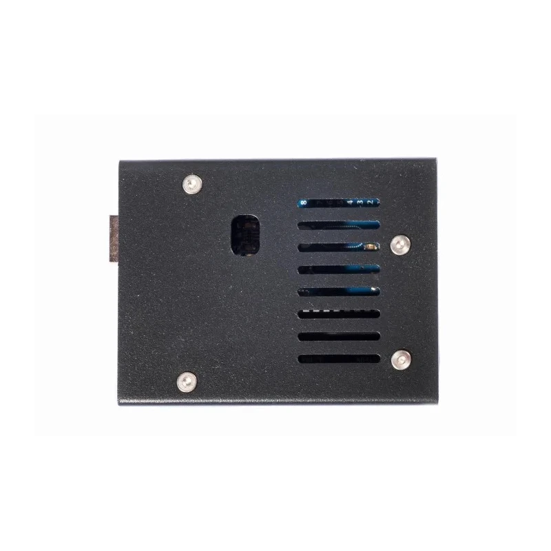 KKSB Development Board Case for Arduino Uno, Black, Powder-Coated Steel, GPIO Cutout 110222B