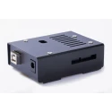 KKSB Development Board Case for Arduino Uno, Black, Powder-Coated Steel, GPIO Cutout 110222B
