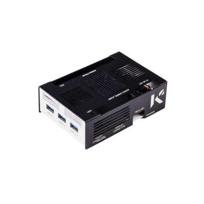 KKSB Development Board Case for LattePanda Alpha and LattePanda Delta, Aluminium, Black and White, 60mm x 33mm 7350001160467