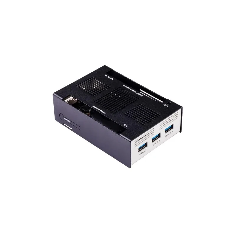 KKSB Development Board Case for LattePanda Alpha and LattePanda Delta, Aluminium, Black and White, 60mm x 33mm 7350001160467