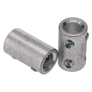 Deltron Solid Spindle Coupling with 6.35mm Shaft Diameter 353-0000
