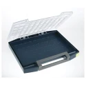 Raaco Adjustable Compartments 4 Cell Grey Polypropylene, Polycarbonate Compartment Box 55 mm x 421 mm x 361 mm 134866