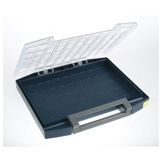 Raaco Adjustable Compartments 4 Cell Grey Polypropylene, Polycarbonate Compartment Box 55 mm x 421 mm x 361 mm 134866