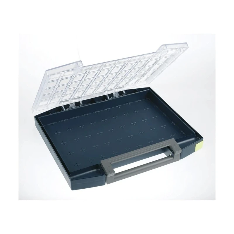 Raaco Adjustable Compartments 4 Cell Grey Polypropylene, Polycarbonate Compartment Box 55 mm x 421 mm x 361 mm 134866