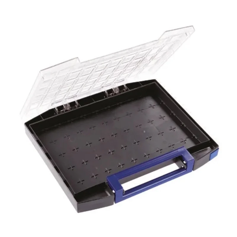 Raaco Adjustable Compartments 4 Cell Grey Polypropylene, Polycarbonate Compartment Box 55 mm x 421 mm x 361 mm 134866