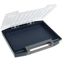 Raaco Adjustable Compartments 4 Cell Grey Polypropylene, Polycarbonate Compartment Box 55 mm x 421 mm x 361 mm 134866
