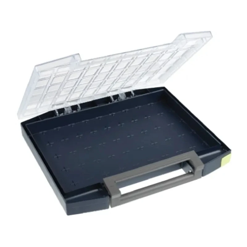 Raaco Adjustable Compartments 4 Cell Grey Polypropylene, Polycarbonate Compartment Box 55 mm x 421 mm x 361 mm 134866