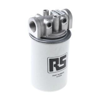 RS PRO Hydraulic Spin-On Filter Can 10 μm Filtration Size, Snap-On Filter Type, Nitrile Rubber Seal, 100°C Max 512-667
