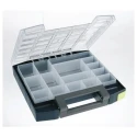 Raaco 15 Cell Grey Polypropylene, Polycarbonate Compartment Box 55 mm x 298 mm x 284 mm 134811