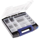 Raaco 15 Cell Grey Polypropylene, Polycarbonate Compartment Box 55 mm x 298 mm x 284 mm 134811