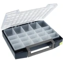 Raaco 20 Cell Blue Polycarbonate Polypropylene Compartment Box 78 mm x 421 mm x 361 mm 134934