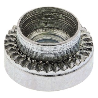 Hank Passivated Zinc Plated M4 Steel Rivet Bush, 9.5 mm Outside Diameter, 6.75 mm Fixing Hole Diameter, 3.2 mm Depth 505-280