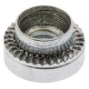 Hank Passivated Zinc Plated M4 Steel Rivet Bush, 9.5 mm Outside Diameter, 6.75 mm Fixing Hole Diameter, 3.2 mm Depth 505-280