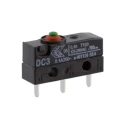 ZF Button Micro Switch, Solder Terminal, 100mA, 250V AC, SPDT, IP6K7 DC3C-H1AA