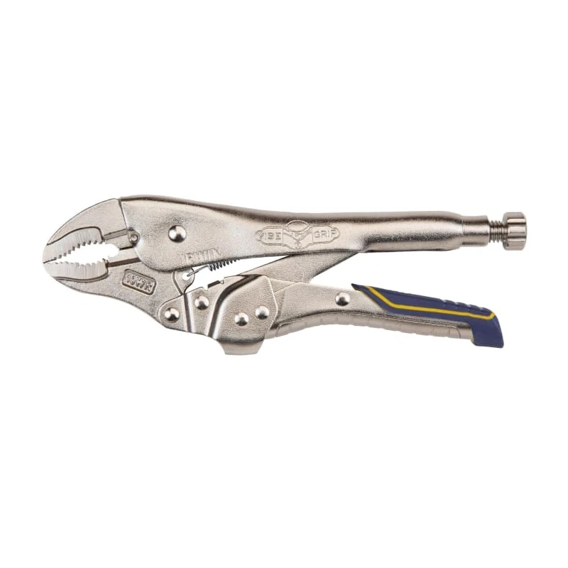 Irwin Locking Plier Curved Jaw 250mm Overall Length Chrome Finish T05T