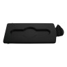 Rubbermaid Commercial Products Black Resin Waste Bin Lid for Slim Jim Recycling Station Starter Kit 2007892