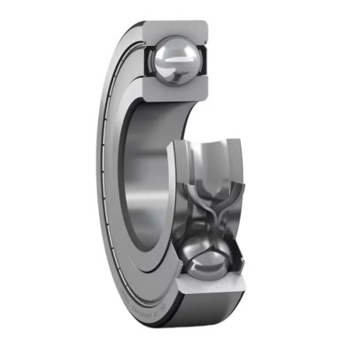 SKF Single Row Deep Groove Ball Bearing 55 mm ID, 100 mm OD, 21 mm Width, Shielded, C3 Clearance 6211-2Z/C3