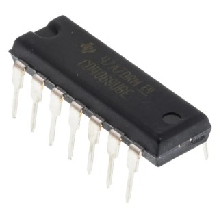 Texas Instruments CMOS Logic Inverter 6 Elements 14-Pin PDIP 3-18V CD4069UBE