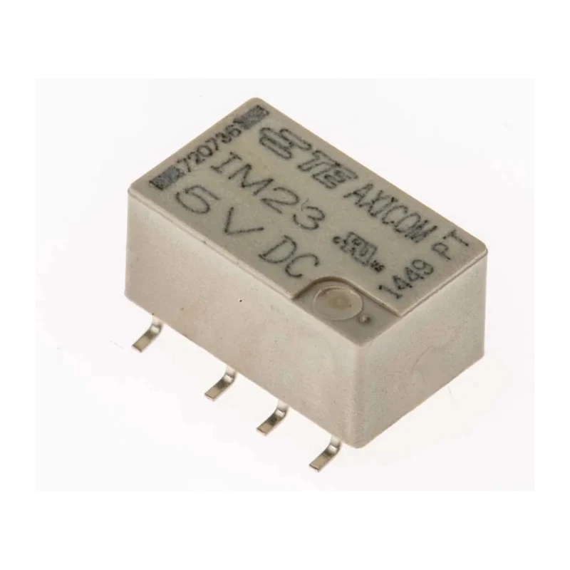 TE Connectivity Surface Signal Relay, 5V DC Coil, 2A Switching Current, DPDT Contact Configuration IM23GR 2-1462039-9