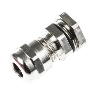 SIB SIB-TEC Series Metallic Nickel Plated Brass Cable Gland PG7 Thread 2.5 mm Min 6.5 mm Max IP68 C5007000R